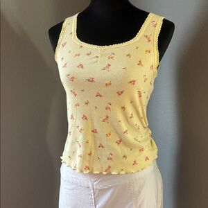 Old Navy Floral Camisole in Yellow and Pink